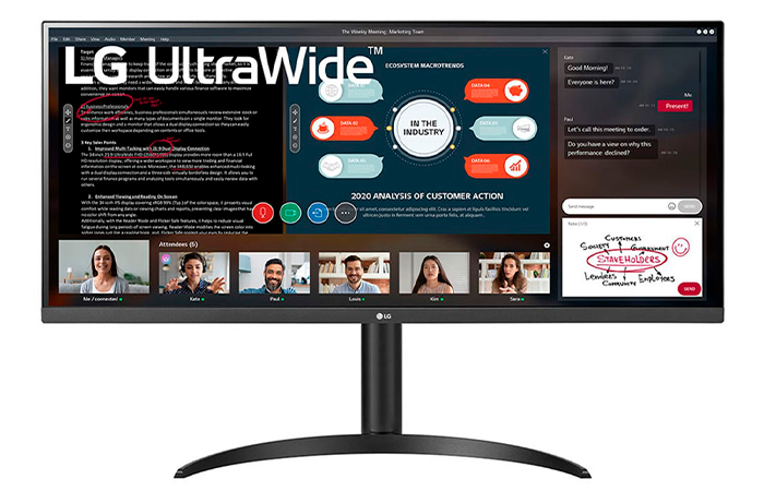 O monitor LG 34 Ultrawide 34WP550-B.AWZ é uma excelente escolha para quem busca um dispositivo de alta qualidade para trabalhar, estudar ou se divertir. Com sua tela ampla e curvatura envolvente, este monitor oferece uma experiência de visualização imersiva e confortável, que pode melhorar significativamente sua produtividade e sua experiência de entretenimento.

Para quem trabalha com várias tarefas ao mesmo tempo, o LG 34 Ultrawide 34WP550-B.AWZ permite visualizar várias janelas simultaneamente, facilitando a organização e o gerenciamento de informações. Além disso, a curvatura da tela ajuda a reduzir a fadiga visual e o cansaço, permitindo que você trabalhe por períodos mais longos sem desconforto.

Se você é um gamer ou gosta de assistir a filmes e séries, o LG 34 Ultrawide 34WP550-B.AWZ pode oferecer uma experiência ainda mais imersiva e envolvente. Com sua ampla tela e qualidade de imagem superior, você poderá desfrutar de cada detalhe da ação e mergulhar no universo do entretenimento