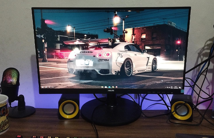 monitor philips 221v8l é bom