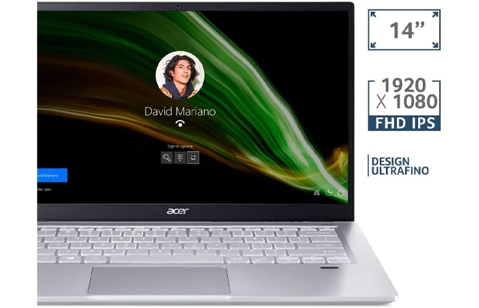 notebook Acer Swift 3 SF314-511-77M4