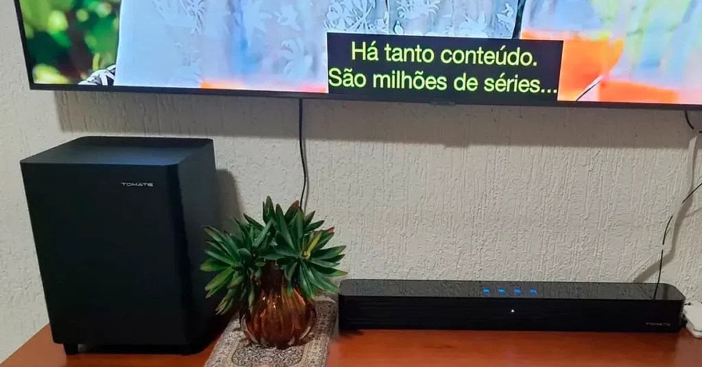 Barra de som Tomate vale a pena? Análise real com pontos importantes.